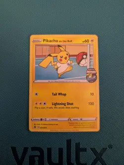 Pikachu On the Ball UK Exclusive Card 001/005 - Image 1
