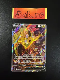 MINT/NM Condition Jolteon V Black Star Promo SWSH183 Pokemon Card - Image 1