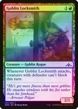 Goblin Locksmith FOIL Guilds of Ravnica NM Red Common MAGIC MTG CARD ABUGames - Image 1