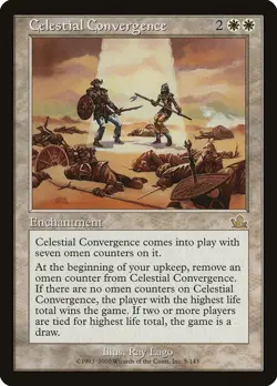 Celestial Convergence Prophecy HEAVILY PLD White Rare MAGIC MTG CARD ABUGames - Image 1