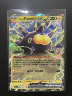 Hop’s Pincurchin EX 068 /217 Illustration Rare Ascended Heroes Pokemon Card NM/M - Image 1