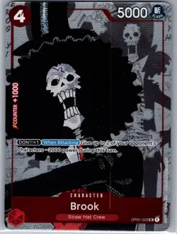Brook -OP01-022 Alt Art 25th Anniversary One Piece Promo - One Piece Card - NM - Image 1
