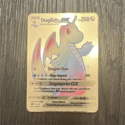 Pokemon Dragonite GX Black Star Promo Holo SM156 SM Rare Pokemon TCG Card - Image 1