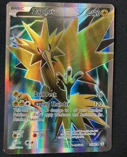 Pokemon TCG XY Zapdos Holo Card Generations 29/83 Full Art Ultra Rare - Image 1