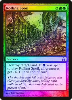 Rolling Spoil FOIL Ravnica: City of Guilds NM Green Uncommon MTG CARD ABUGames - Image 1