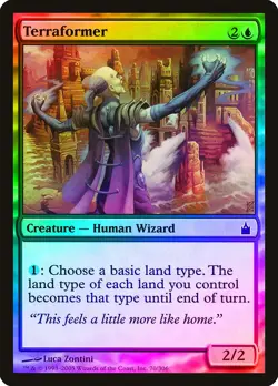 Terraformer FOIL Ravnica: City of Guilds NM Blue Common MAGIC CARD ABUGames - Image 1