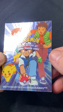 Gotta catch 'Em All Silver Holo TOPPS Checklist Card Pokemon TV Movie Animation - Image 2