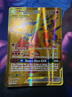 Pokemon TCG Reshiram & Charizard GX (OVERSIZED) SM247 Jumbo Cards Holo - Image 1
