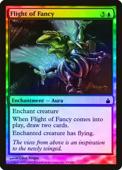 Flight of Fancy FOIL Ravnica: City of Guilds NM Blue Common MTG CARD ABUGames - Image 1