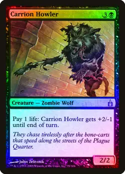 Carrion Howler FOIL Ravnica: City of Guilds NM Black Uncommon CARD ABUGames - Image 1