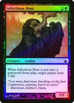 Infectious Host FOIL Ravnica: City of Guilds NM Black Common MTG CARD ABUGames - Image 1