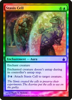Stasis Cell FOIL Ravnica: City of Guilds NM Blue Common MAGIC CARD ABUGames - Image 1