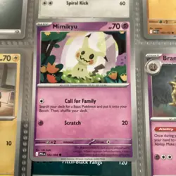 Pokemon Mimikyu 042/094 Me02 Phantasmal Flames Basic Common Regular 70HP Card - Image 1