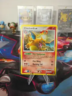 Pokemon Charizard 1/99 Arceus Holo Rare Holo HP140 English TCG Card - Image 1