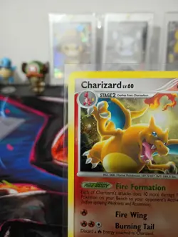 Pokemon Charizard 1/99 Arceus Holo Rare Holo HP140 English TCG Card - Image 2