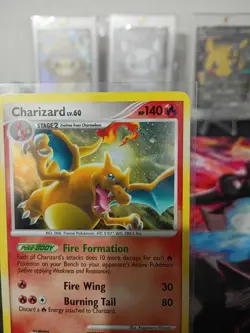 Pokemon Charizard 1/99 Arceus Holo Rare Holo HP140 English TCG Card - Image 3
