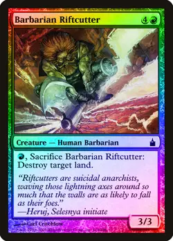 Barbarian Riftcutter FOIL Ravnica: City of Guilds NM Red Common CARD ABUGames - Image 1