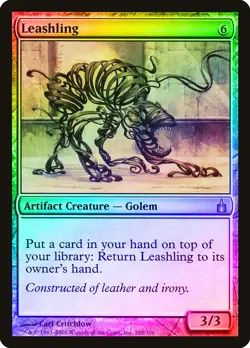 Leashling FOIL Ravnica: City of Guilds NM Artifact Uncommon MTG CARD ABUGames - Image 1