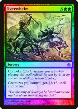 Overwhelm FOIL Ravnica: City of Guilds NM Green Uncommon MAGIC CARD ABUGames - Image 1