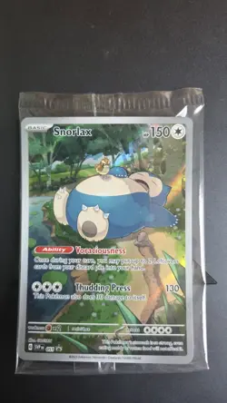 Snorlax SVP EN 051 Black Star Promo Scarlet & Violet Pokemon 151 Card - SEALED - Image 1