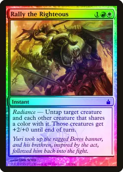 Rally the Righteous FOIL Ravnica: City of Guilds NM Common CARD ABUGames - Image 1