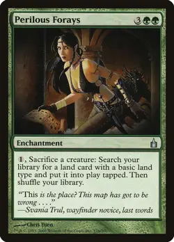 Perilous Forays Ravnica: City of Guilds NM Green Uncommon MAGIC CARD ABUGames - Image 1