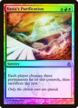 Razia's Purification FOIL Ravnica: City of Guilds HEAVILY PLD Rare CARD ABUGames - Image 1
