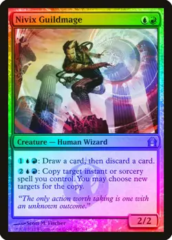 Nivix Guildmage FOIL Return to Ravnica NM Blue Red Uncommon MTG CARD ABUGames - Image 1