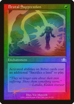 Brutal Suppression FOIL Prophecy NM Red Uncommon MAGIC GATHERING CARD ABUGames - Image 1