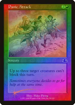 Panic Attack FOIL Prophecy NM Red Common MAGIC THE GATHERING MTG CARD ABUGames - Image 1