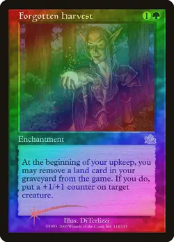 Forgotten Harvest FOIL Prophecy PLD Green Rare MAGIC GATHERING CARD ABUGames - Image 1