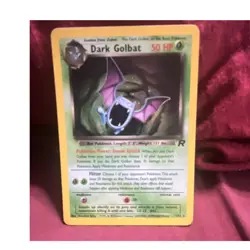 Pokemon Dark Golbat Team Rocket Rare 7/82 50 HP Stage 1 WOTC 2000 English Card - Image 1