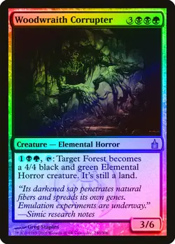 Woodwraith Corrupter FOIL Ravnica: City of Guilds NM Rare CARD ABUGames - Image 1