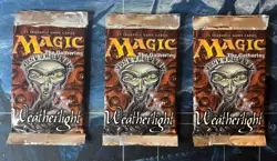 X3 Weatherlight Booster Pack Factory Sealed English Magic the Gathering MTG LOT - Image 1