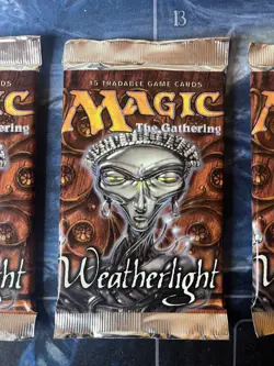 X3 Weatherlight Booster Pack Factory Sealed English Magic the Gathering MTG LOT - Image 4