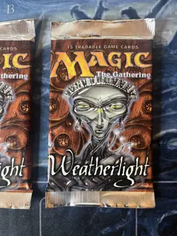 X3 Weatherlight Booster Pack Factory Sealed English Magic the Gathering MTG LOT - Image 5