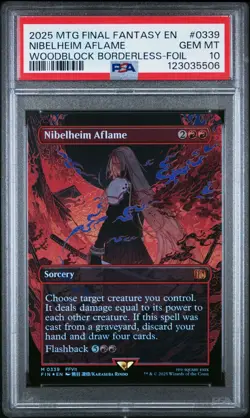 Magic MTG Nibelheim Aflame #0339 Foil *GEM MINT PSA 10* Final Fantasy - Image 1