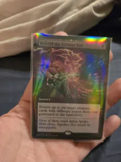 Behold the Sinister Six! - Magic the Gathering MTG Spiderman Foil Promo - Image 1