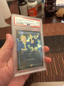 PSA 9 MTG - PIP - Sol Ring Mint SURGE FOIL Vault Boy Fallout - Image 5
