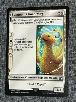 Summon: Choco/Mog - Final Fantasy #0035 MTG Magic The Gathering - Regular - C - Image 1