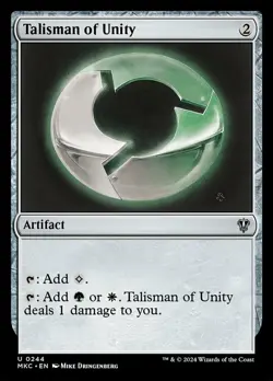 1 x Talisman of Unity - Commander: Murders at Karlov Manor - NM-Mint - MTG - Image 1