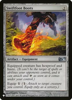 1 x Swiftfoot Boots (M12) - Mystery Booster / The List - NM-Mint - MTG - Image 1