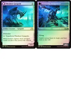 Thraben Gargoyle / Stonewing Antagonizer FOIL Shadows over Innistrad NM - Image 1