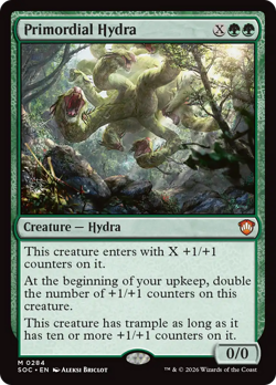 Primordial Hydra - 284 - SOC - Near Mint - MTG - Image 1