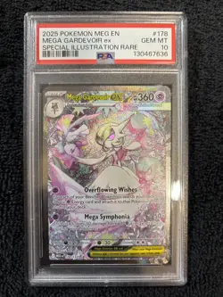 2025 POKEMON MEGA EVOLUTION SPECIAL ILLUSTRATION RARE MEGA GARDEVOIR EX PSA 10 - Image 1