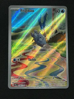 Pokemon Paldea Evolved FRIGIBAX Illustration Rare 208/193 - Image 1