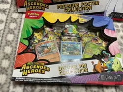 Pokemon Ascended Heroes Premium Poster & Pin Collection lot of 2! Factory Sealed - Image 2
