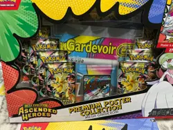 Pokemon Ascended Heroes Premium Poster & Pin Collection lot of 2! Factory Sealed - Image 3