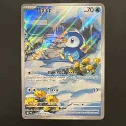 Pokemon Piplup 098/094 Me02 Phantasmal Flames Illustration Rare Holo English - Image 1