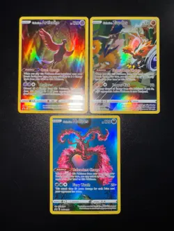 Pokemon TCG (Set of 3) Articuno SWSH282 Zapdos SWSH283 Moltres SWSH284 MINT - Image 2